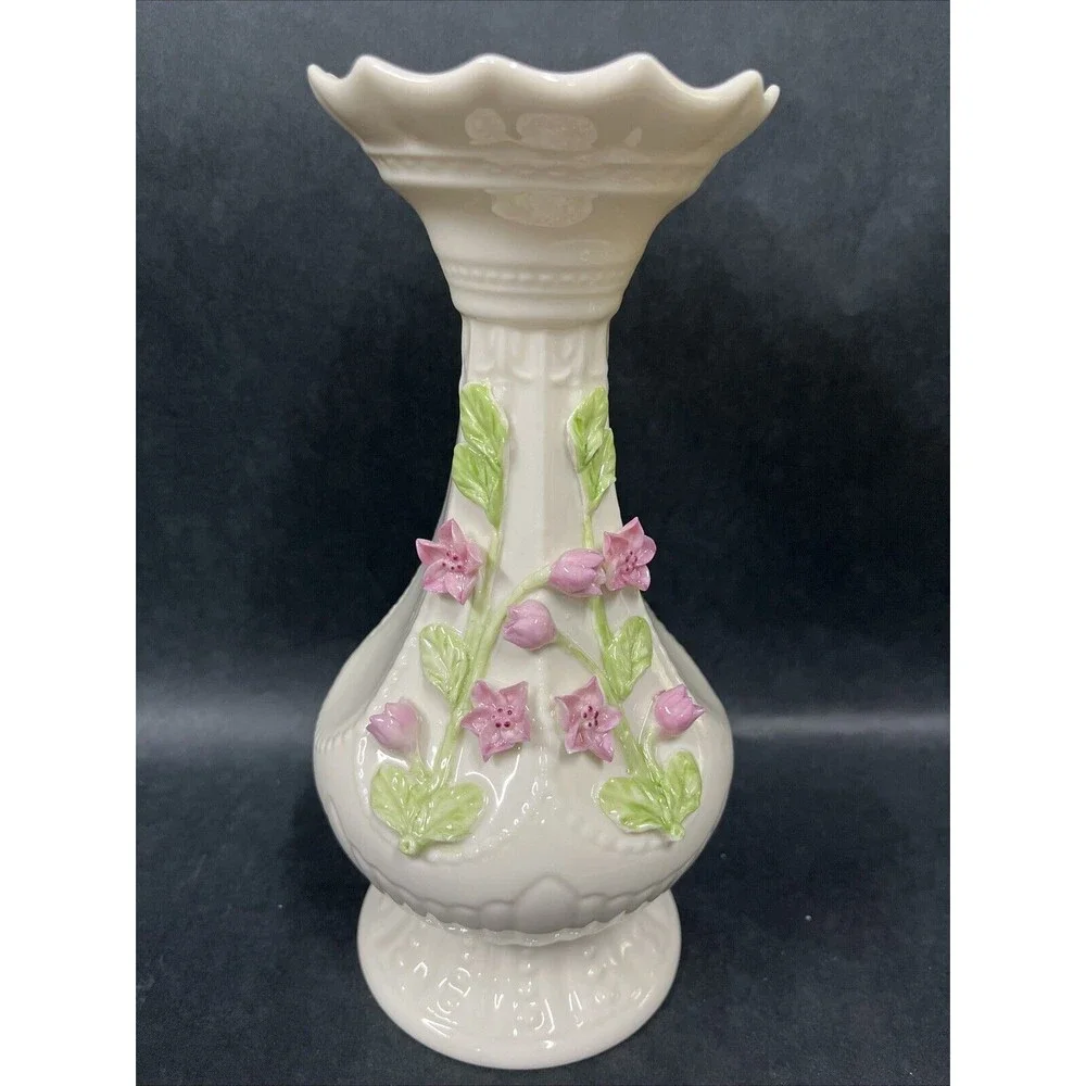 VTG Belleek Ireland Cherry Blossom 8.25